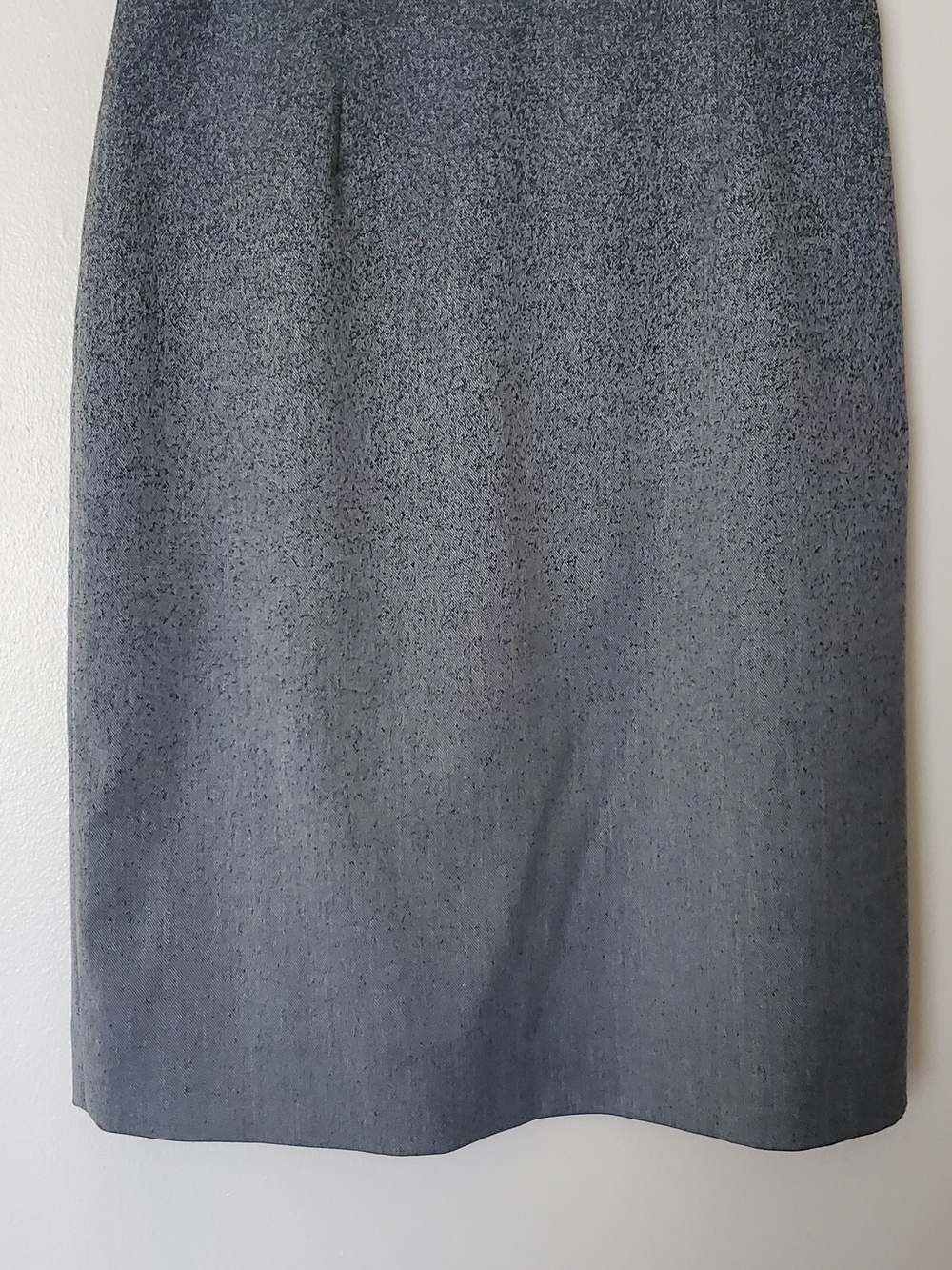 Vintage Gray Ombre Pencil Skirt